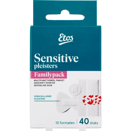 Etos Family Pack Sensitive Pleisters Pleisters 40 stuks