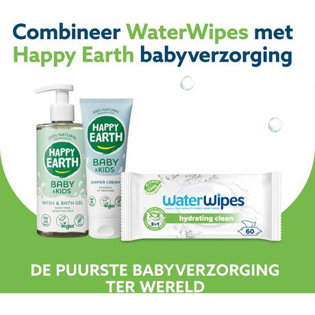 WaterWipes Billendoekjes Hydrating Clean 48 stuks