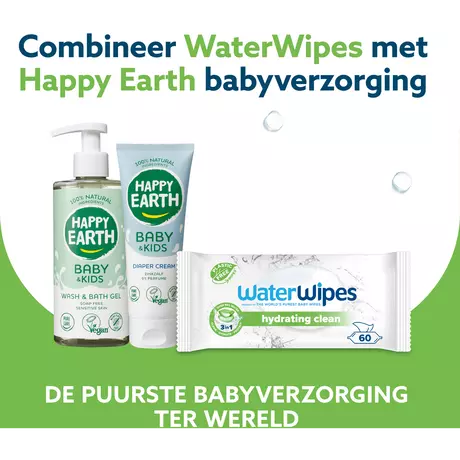 WaterWipes Hydrating Clean Billendoekjes 48 stuks