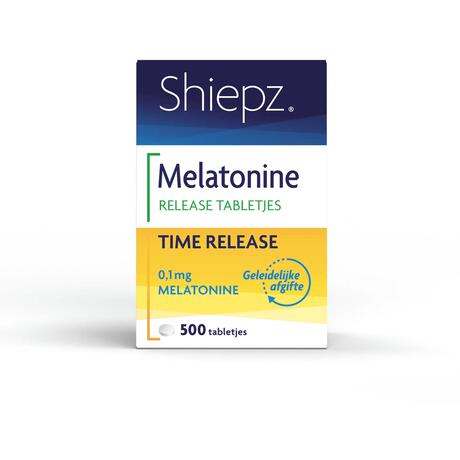 Shiepz Melatonine Time Release 0,1 mg 500 tabletten