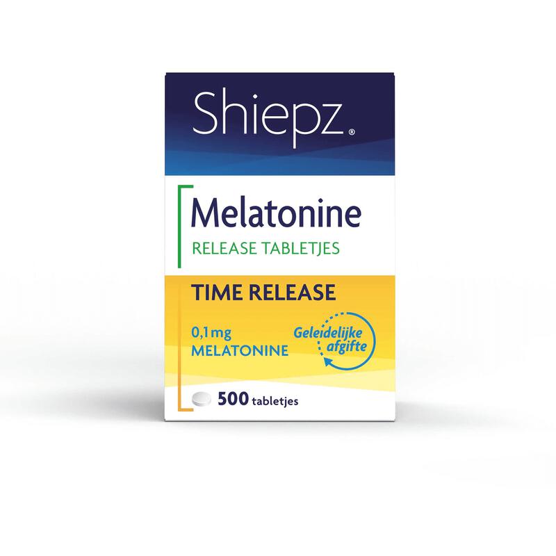 Shiepz Melatonine Time Release 0,1 MG Tabletten 500 stuks