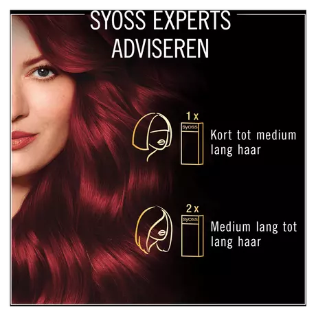 Syoss Oleo Intense Permanente Haarkleuring 5-92 Stralend Rood/Rouge Eclatant