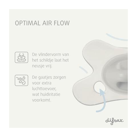 Difrax Natural Fopspeen 0-6 M Glow In The Dark