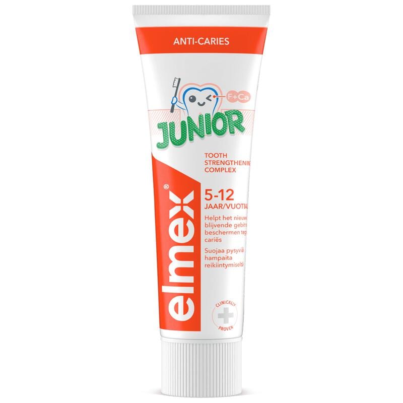 Elmex® Anti-Cariës Junior 5-12 Jaar Tandpasta 75 ML