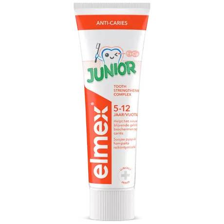 Elmex® Anti-Cariës Junior 5-12 Jaar Tandpasta 75 ML