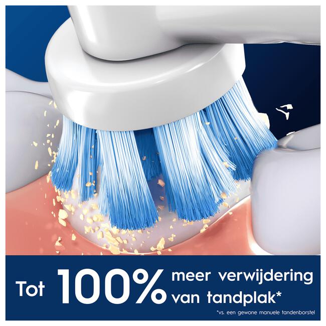 Oral-B Sensitive Clean Opzetborstels Wit - 8 Stuks