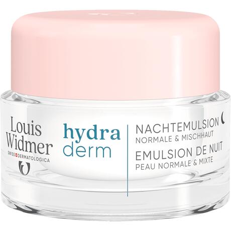Louis Widmer Hydraderm Nachtemulsie Zonder Parfum 50 ML