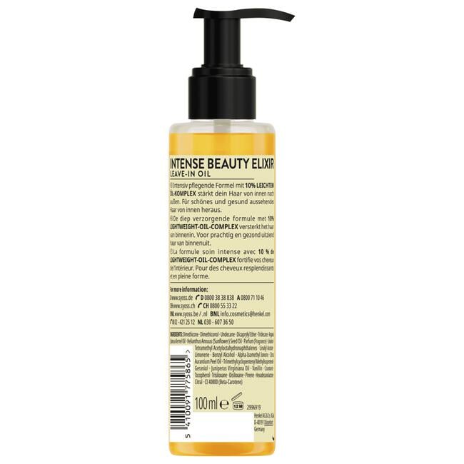 Syoss Intense Elixir Leave-in-Oil 100 ML