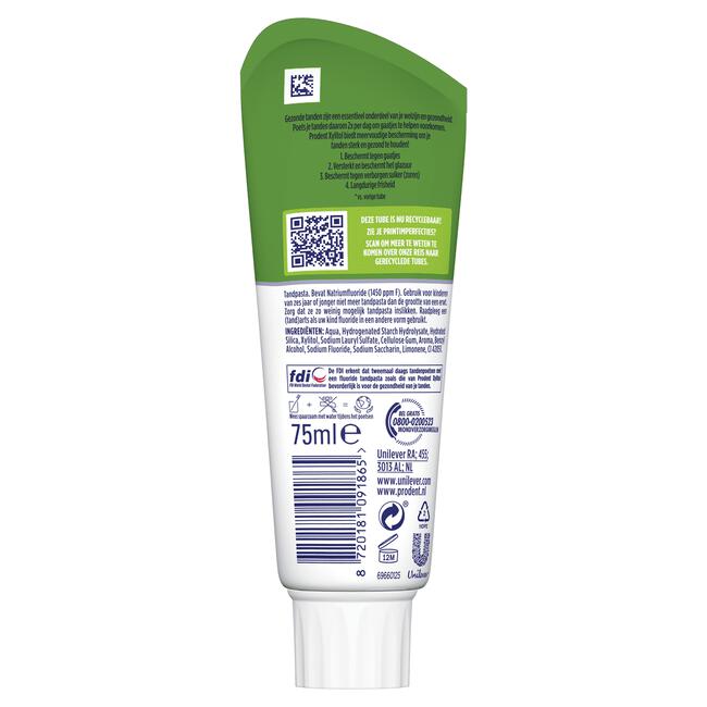 Prodent Xylitol Tandpasta 75 ML