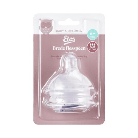 Etos Brede Flesspeen Fast Flow 2 stuks