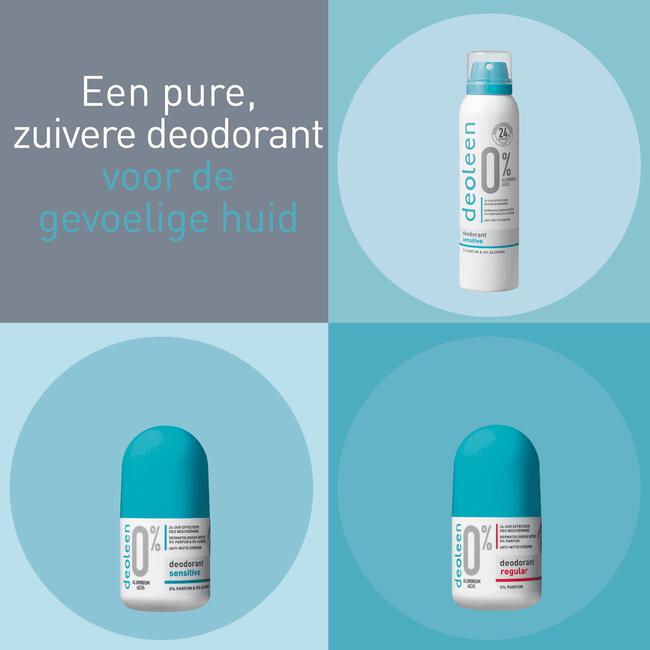 Deoleen Sensitive 0% Aluminium Deodorant Spray 150 ML
