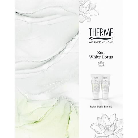 Therme Giftset Zen White Lotus Halve Harmonica Body Lotion /Shower Satin