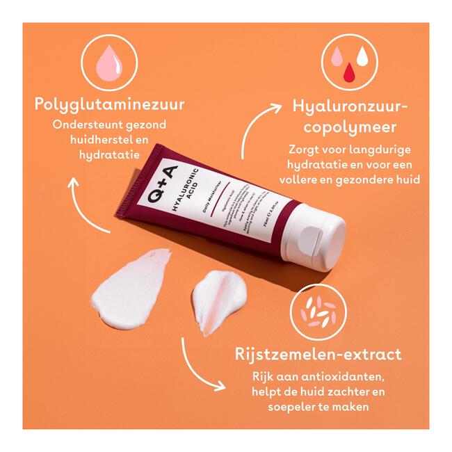 Q+A Hyaluronic Acid Daily Moisturiser 75 ml