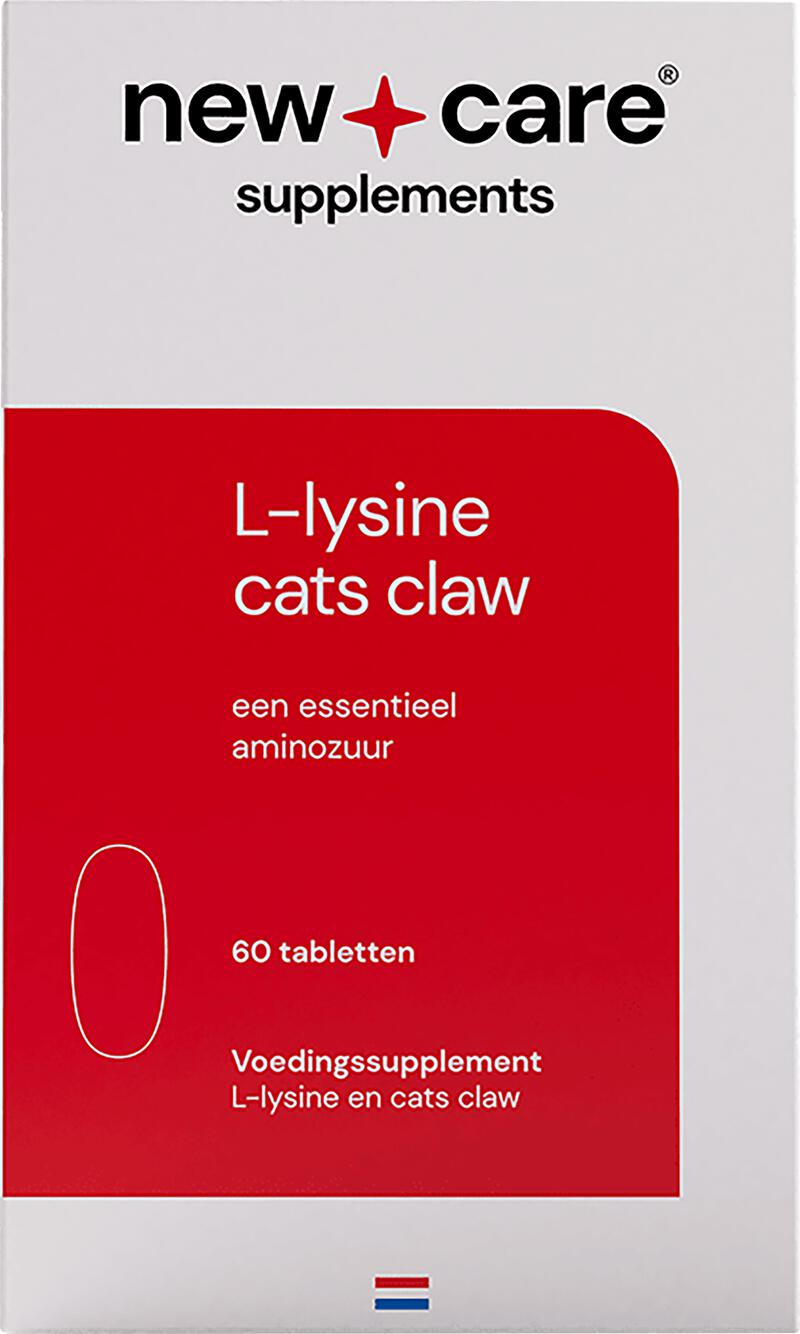 New Care L-Lysine Cats Claw Tabletten 60 stuks