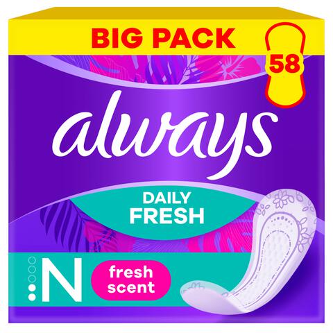 Always Daily Fresh Normal Fresh Scent Big Pack