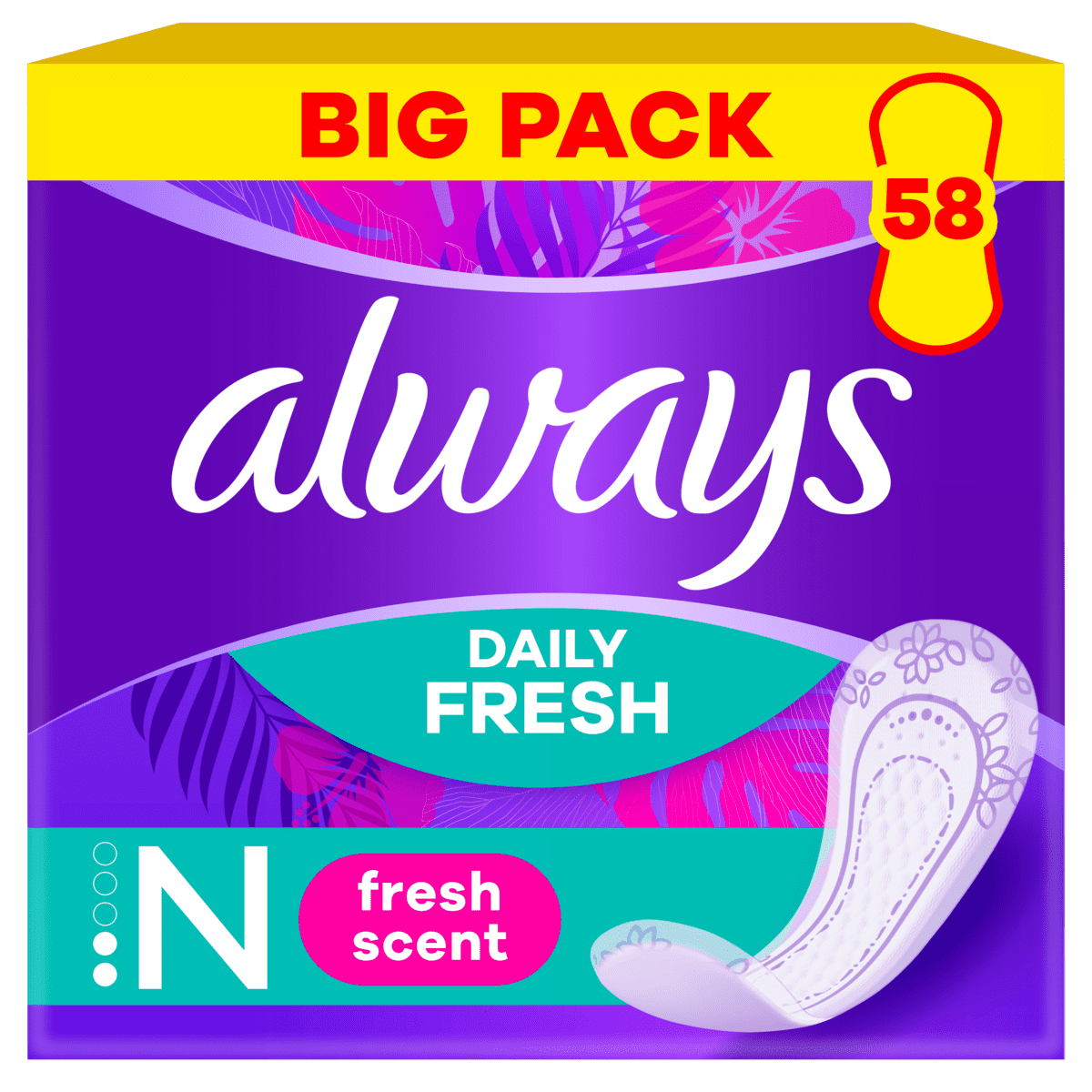 Always Inlegkruisjes Normal - 58 stuks