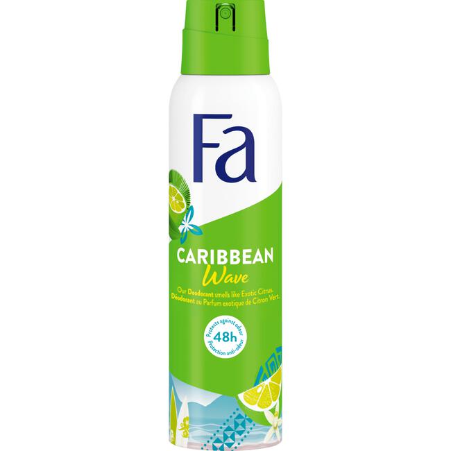 Fa Caribbean Wave Deodorant Spray 150 ML