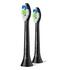 Philips Sonicare Optimal White Opzetborstel Zwart 2 pack - HX6062/88