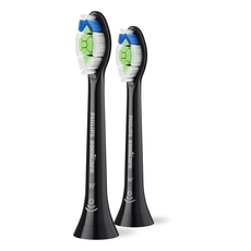 Philips Sonicare Optimal White Opzetborstel Zwart 2 pack - HX6062/88