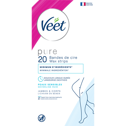 Veet Pure Lichaam & Benen Waxstrips 20 stuks