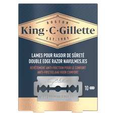 King C. Gillette Double Edge Navulmesjes 10 Stuks