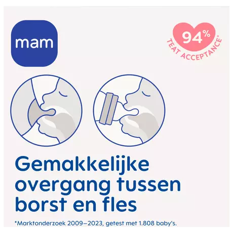 MAM Flesspeen Maat 3&nbsp;6+ Maanden 2 stuks