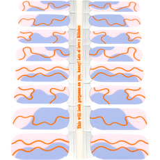 Blitsbee Gel NagelstickersCoral Swirl&nbsp;20 stuks