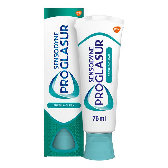 Sensodyne Proglasur Fresh & Clean Dagelijkse Tandpasta bij Tanderosie 75 ML