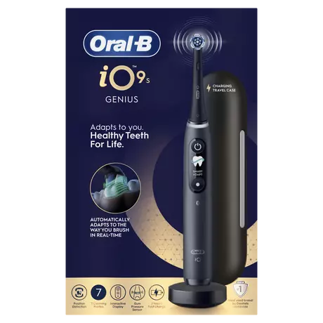 Oral-B iO 9S Zwart Elektrische Tandenborstel