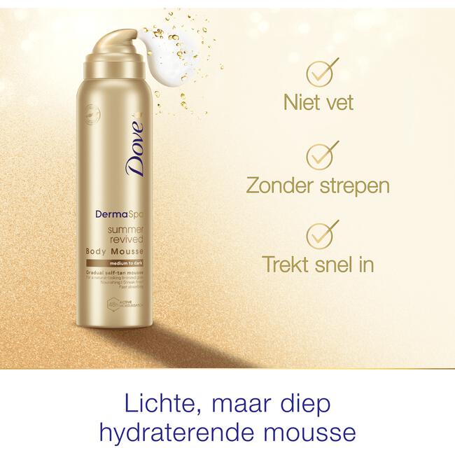 Dove DermaSpa Summer Revived Fair-Medium To Dark Tanning Mousse 150 ML