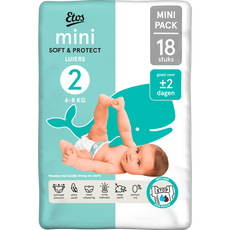 Etos Luiers Mini Maat 2 4-8 kg Trial Pack 18 stuks