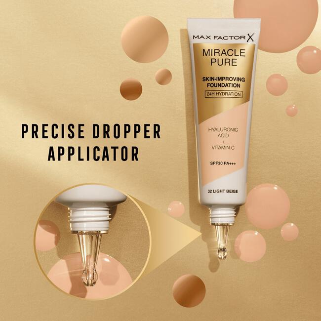 Max Factor Miracle Pure Foundation 30 Porcelain
