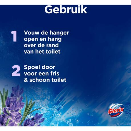 Glorix Toiletblok Powerclean Lavendel