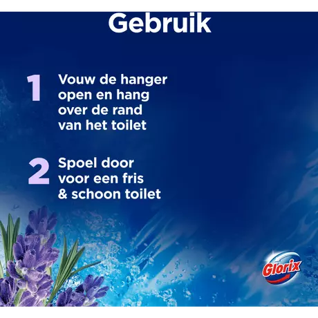 Glorix PowerClean Lavendel Toiletblok 