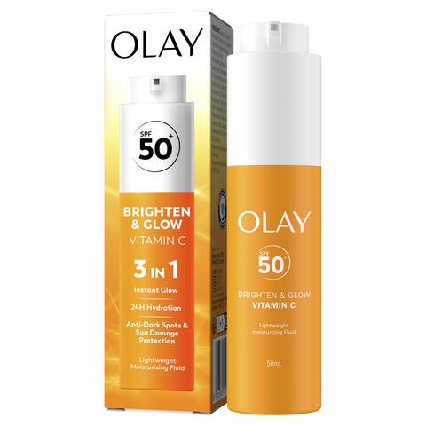 Olay Brighten & Glow Vitamin C Hydraterende Creme SPF50 50ML