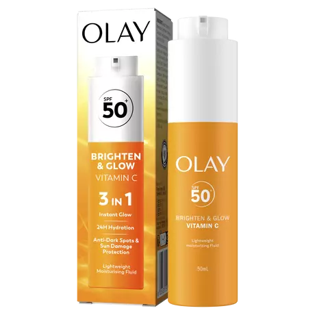 Olay Brighten & Glow Vitamin C Hydraterende Creme SPF50 50ML