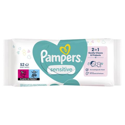 Pampers Sensitive Billendoekjes 52 Stuks