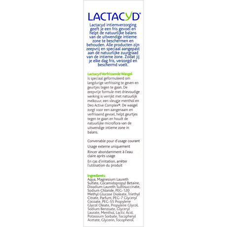 Lactacyd Verfrissende Wasgel Intieme Hygiëne 200 ML