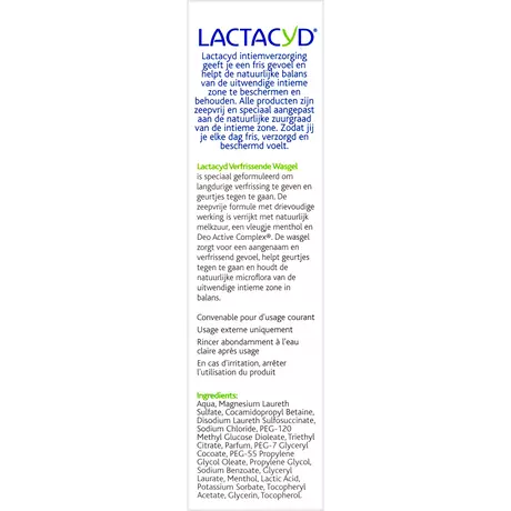 Lactacyd Verfrissende Wasgel 200 ML