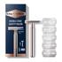 King C. Gillette Double Edge Safety Scheersysteem Met 5 Navulmesjes