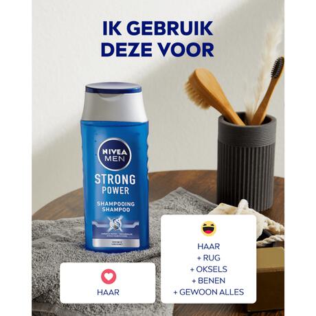 NIVEA MEN Strong Power Shampoo 250 ML