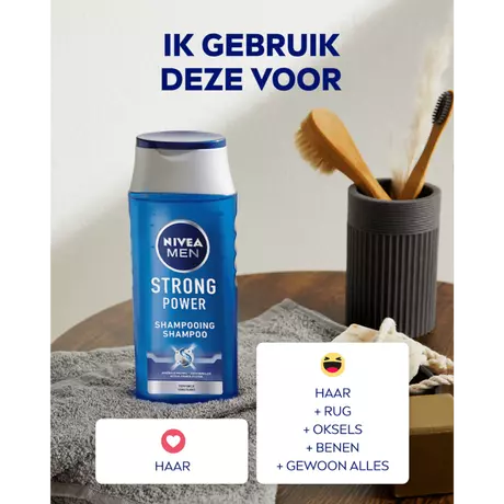 NIVEA MEN Strong Power Shampoo 250 ML