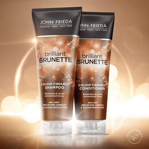 John Frieda Brilliant Brunette Colour Vibrancy Shampoo 250 ML
