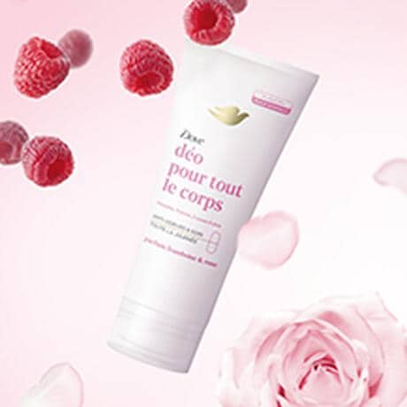 Dove Whole Body Raspberry & Rose Deodorant Cream 75 gram