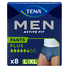 TENA Men Active Fit Incontinentiebroekjes L/XL 8 stuks