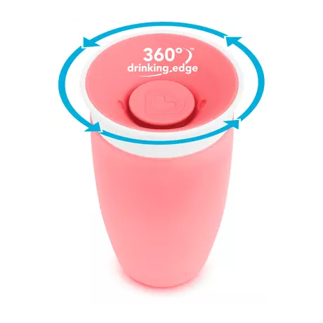 Munchkin Miracle 360° Sippy Anti-Lek Drinkbeker Roze