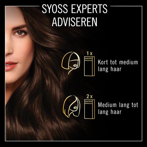 Syoss Oleo Intense Permanente Haarkleuring 4-86 Fluweelbruin/Châtain Velours 115 ML