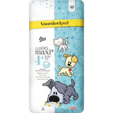 Etos Woezel & Pip Luiers Maxi Plus Voordeelpak Maat 4+ 9-20 kg 50 stuks