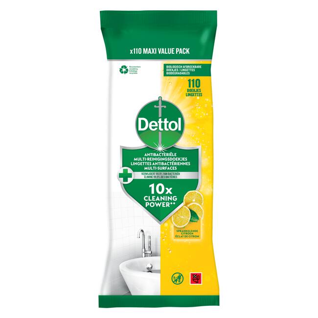 Dettol Doekjes Citrus 110 stuks