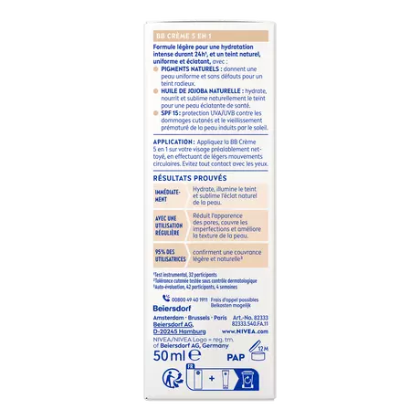 NIVEA Essentials BB Cream Dagcrème SPF15 50 ML